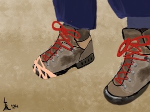 Ik ga op wandelvakantie en neem mee&hellip;.